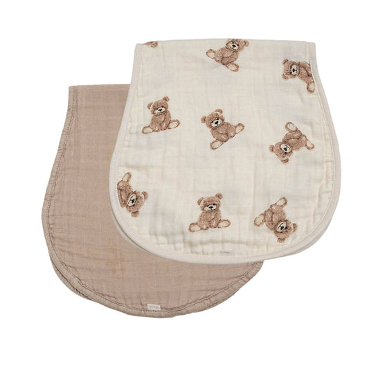 Bamboo Muslin Burp Cloth Set 2-Pack
