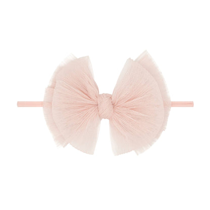 Baby Bling® - Tulle FAB® Skinny nylon headband with tulle bow