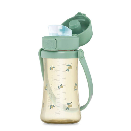 Grosmimi PPSU Kids Tumbler - 10oz (18 Months+): Olive Pistachio