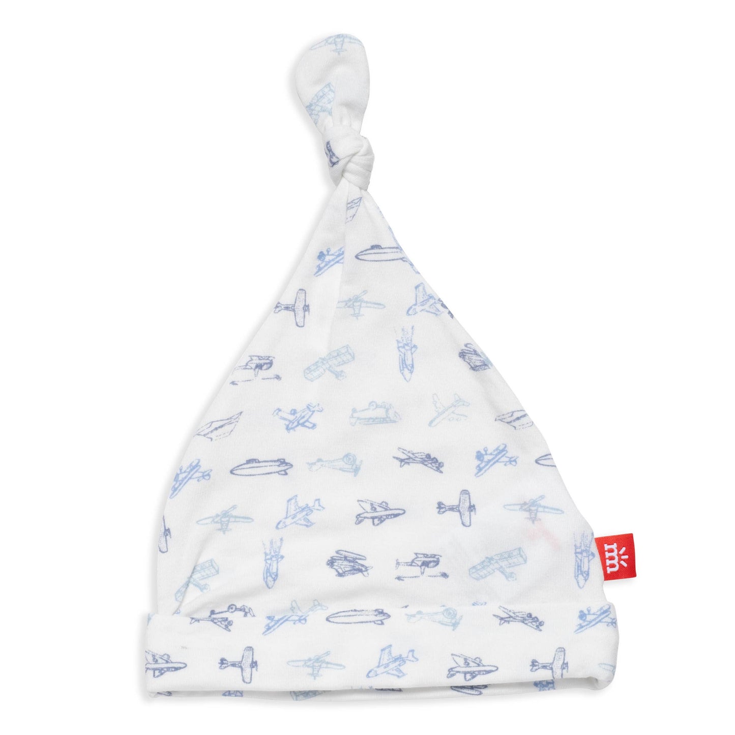AIRPLANES NEWBORN HAT: ONE SIZE