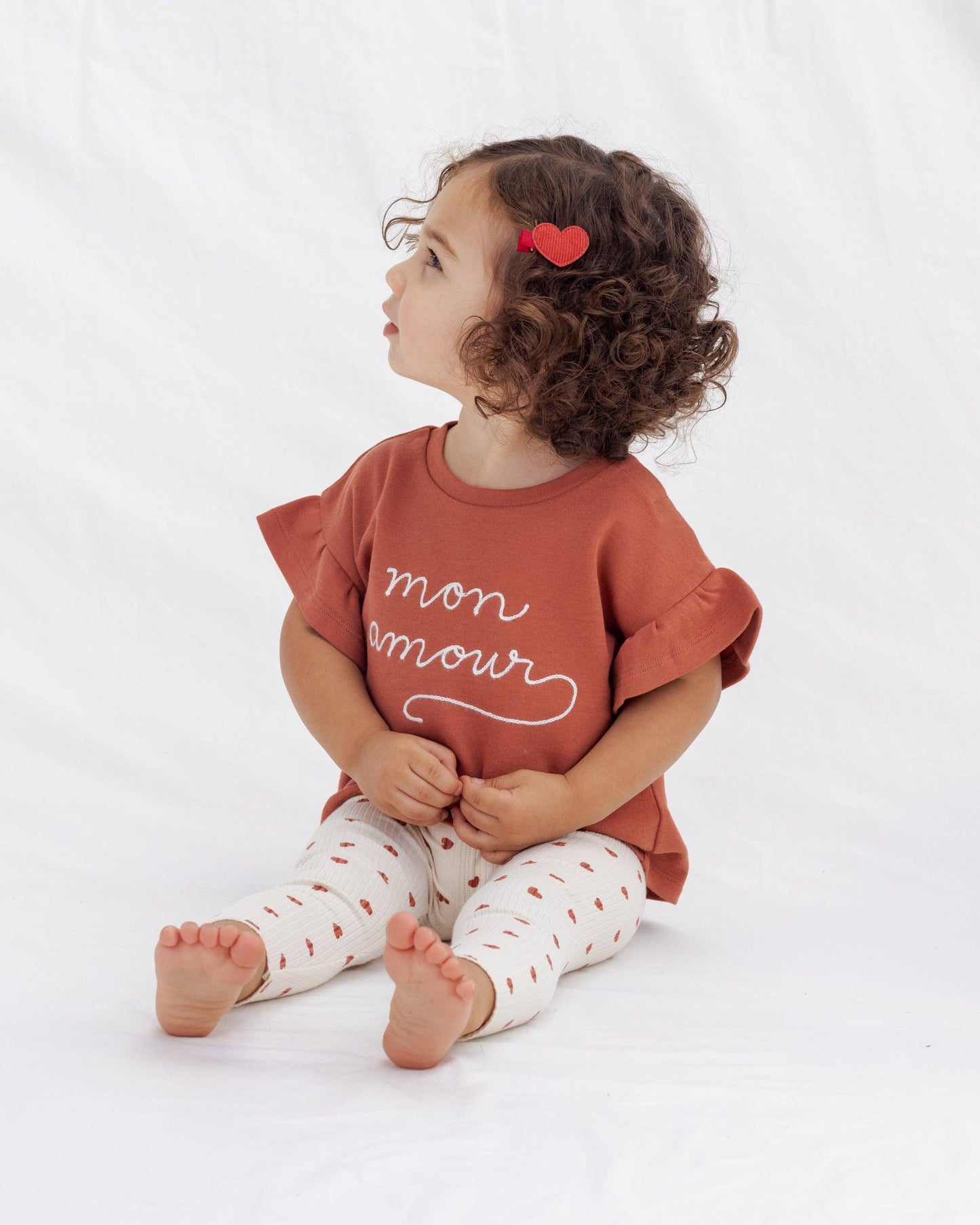 Heart Clip Set || Red, Pink