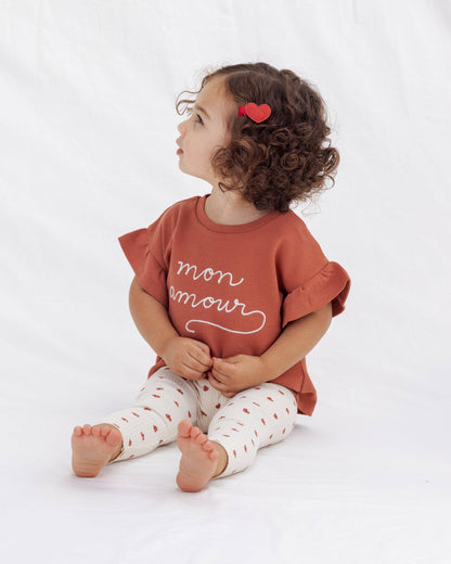 Heart Clip Set || Red, Pink