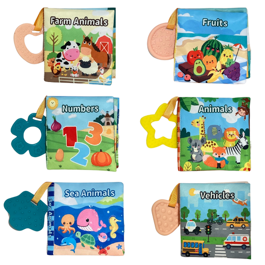 Cloth Books with Teether