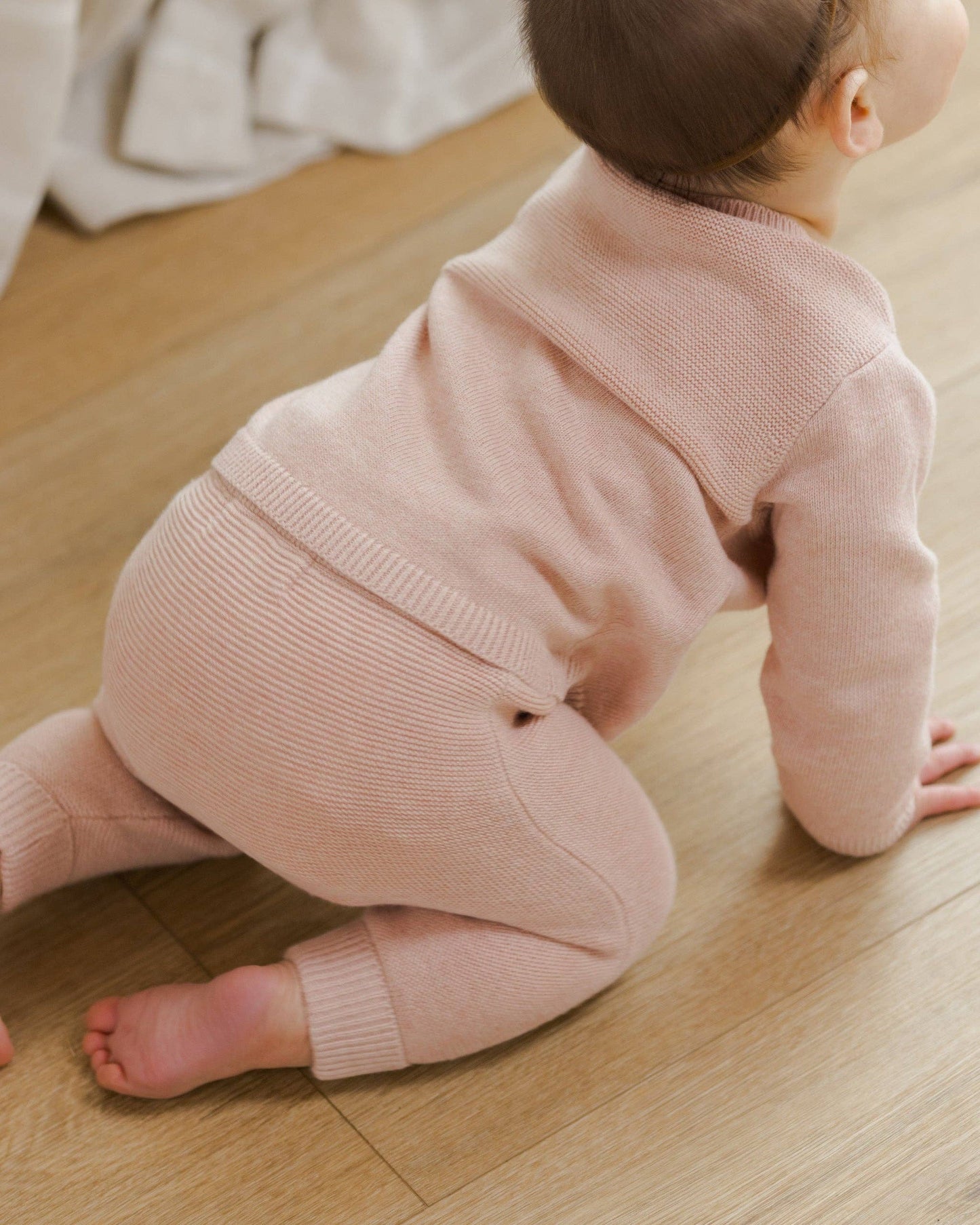 Knit Pant || Heathered Rose
