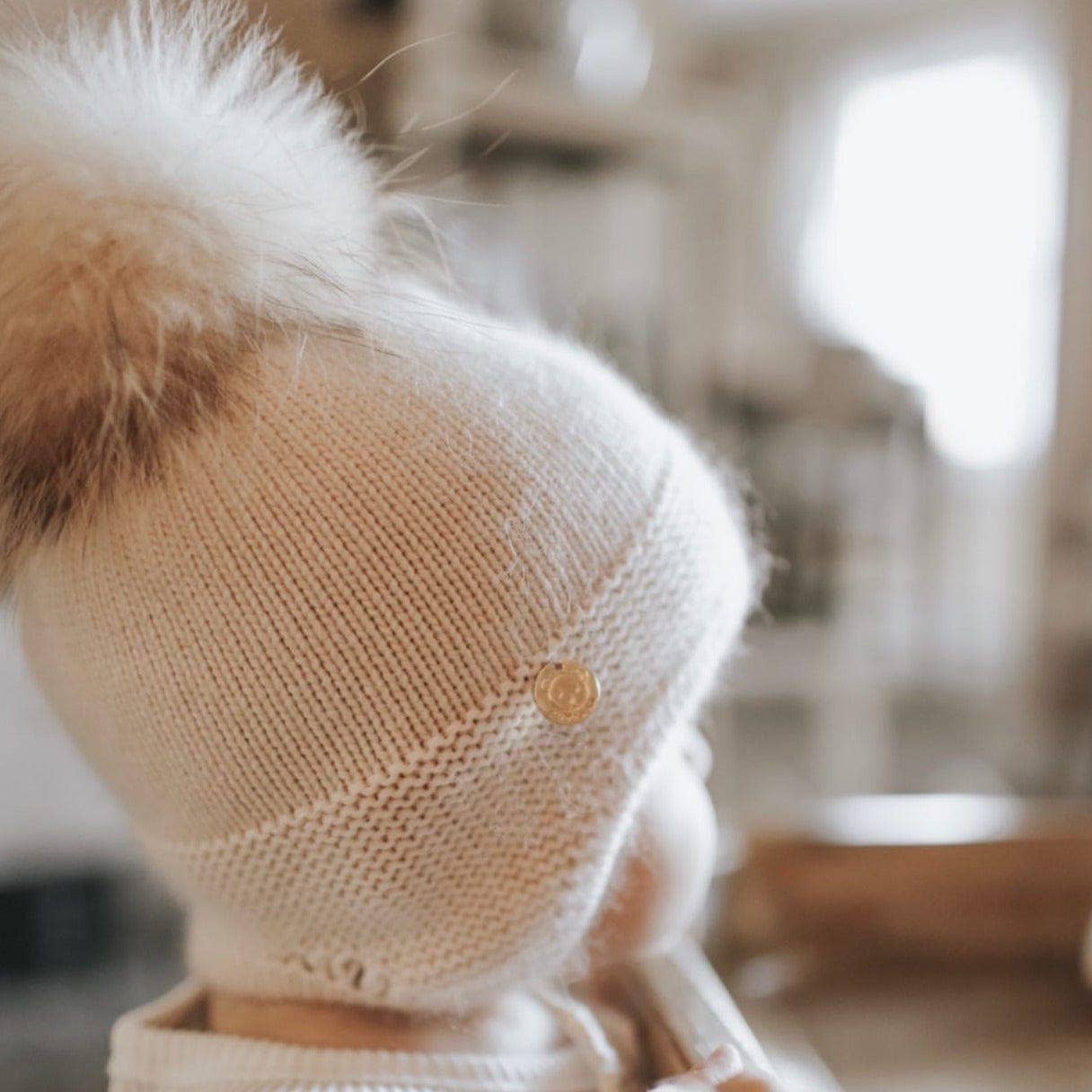 Petite Maison Kids. Cashmere Aviator Hat
