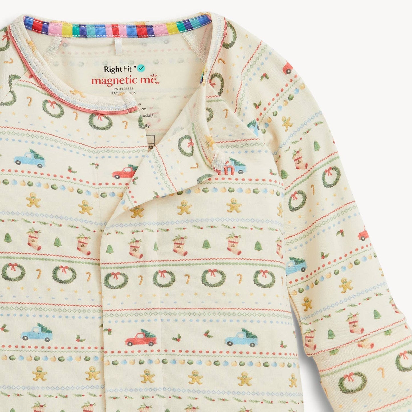 Magnetic Me TRADITIONAL CHRISTMAS Ruffles Convertible Coverall