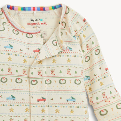 Magnetic Me TRADITIONAL CHRISTMAS Ruffles Convertible Coverall