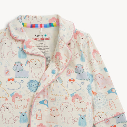 Magnetic Me POODLE PAWLOR RF ROMPER W PIPING
