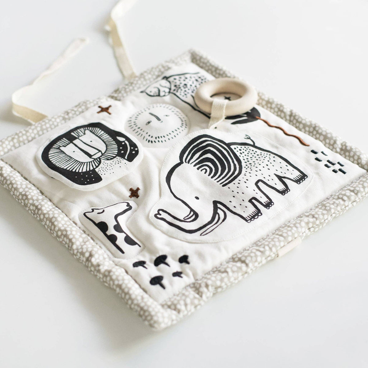 Organic Activity Pad for Baby - Safari Animals