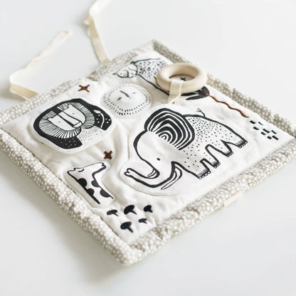 Organic Activity Pad for Baby - Safari Animals