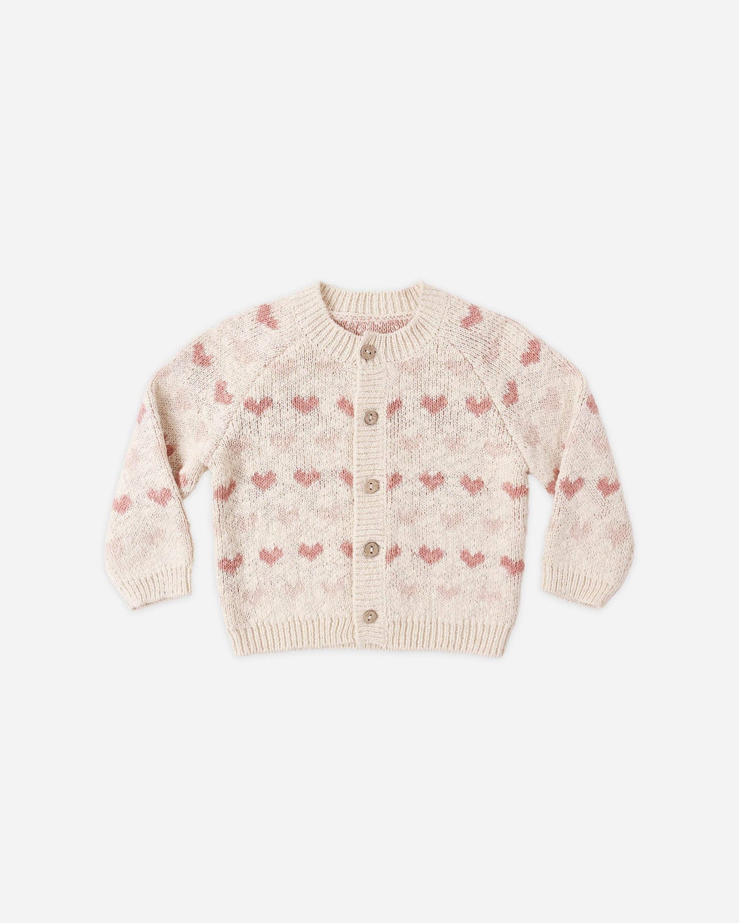 Knit Cardigan || Hearts
