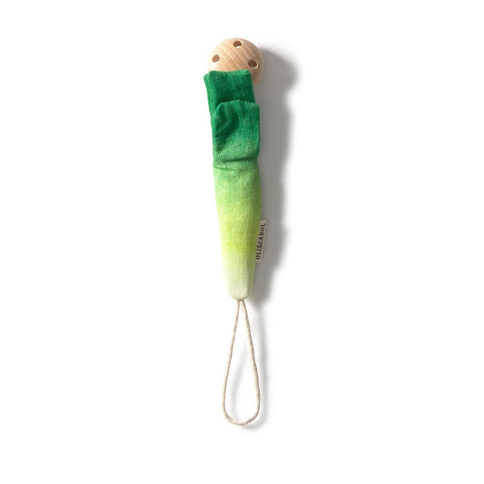 Oli & Carol Luke the Leek Pacifier Clip