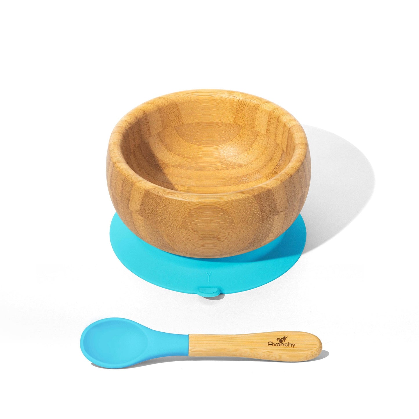 Baby Bowl + Spoon | Bamboo & Silicone: Pink