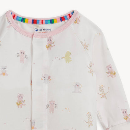 PINK BABY BEATS MODAL CONVERTIBLE COVERALL