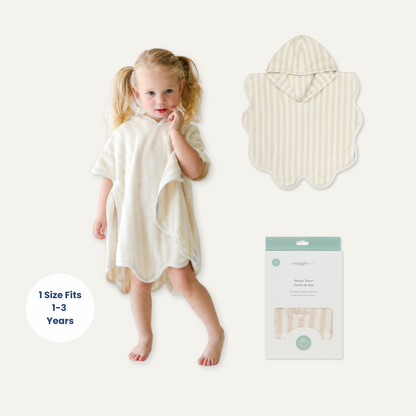 Snuggle Me Poncho Towel | Natural