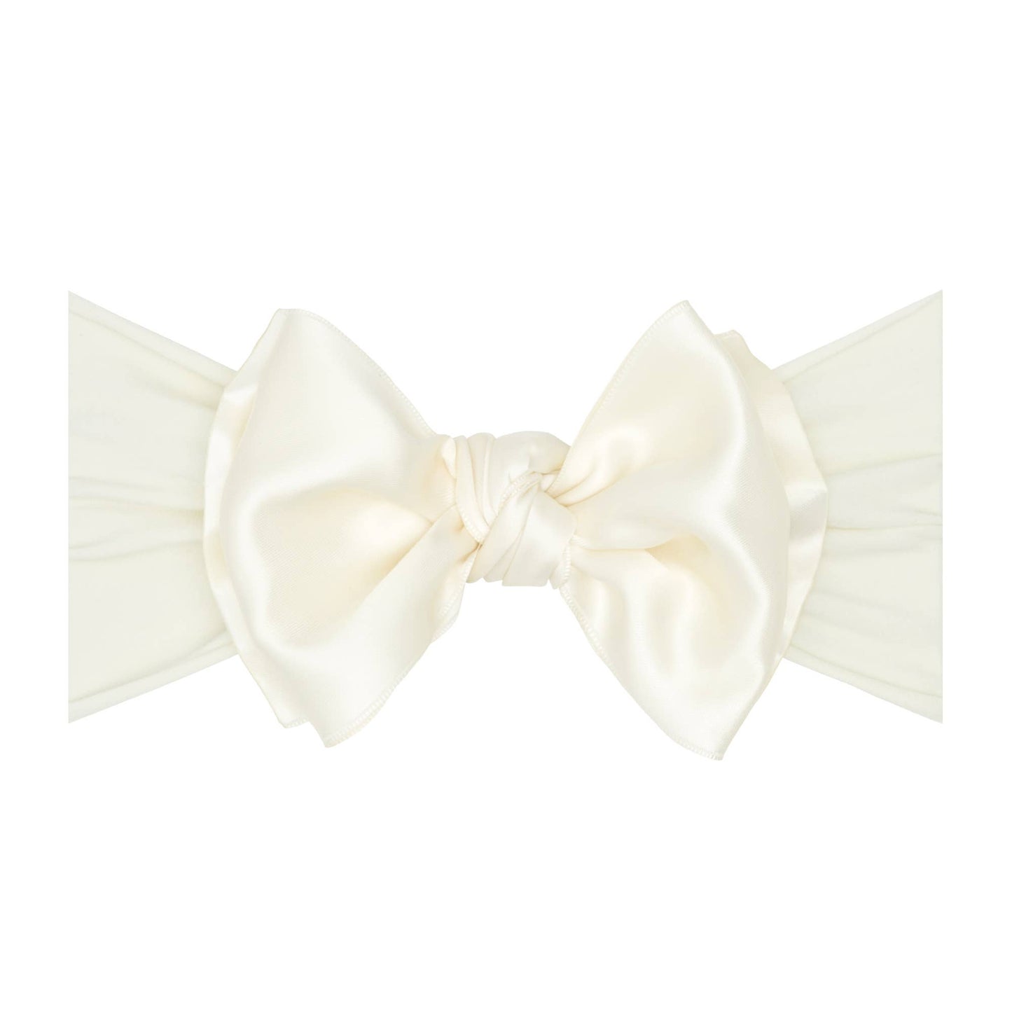 Baby Bling® - Satin FAB® soft nylon headband with satin bow