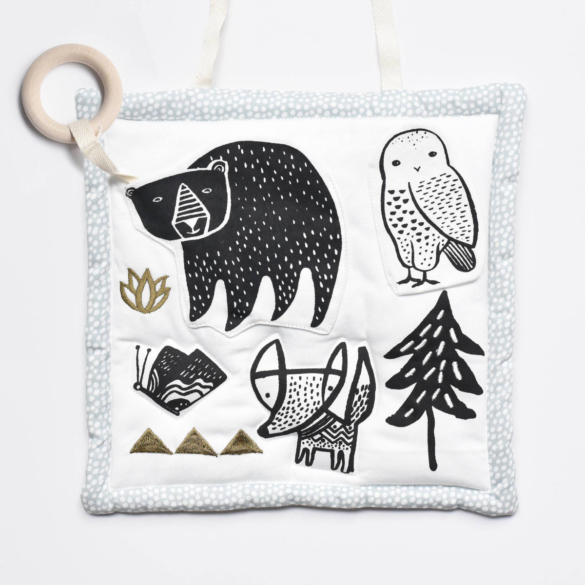 Organic Activity Pad for Baby - Woodland Animals