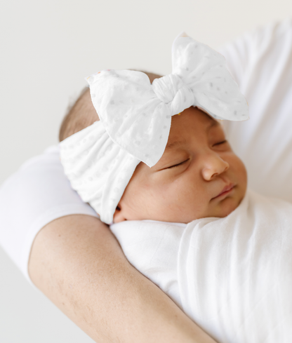 Baby Bling® Shabby Dot Knot soft nylon headband