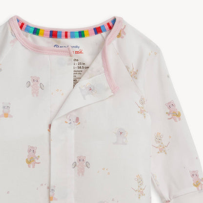 PINK BABY BEATS MODAL CONVERTIBLE COVERALL