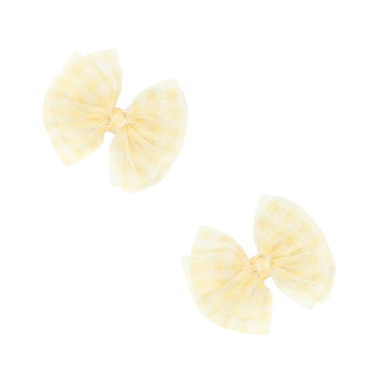 Baby Bling® 2-Pack Tulle Baby FAB® hair bow clips