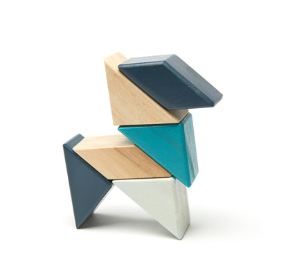 Pocket Pouch Prism - Magnetic Wooden Block Set: Tints