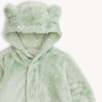 SOFT SPRUCE MINKY BEAR FOOTIE
