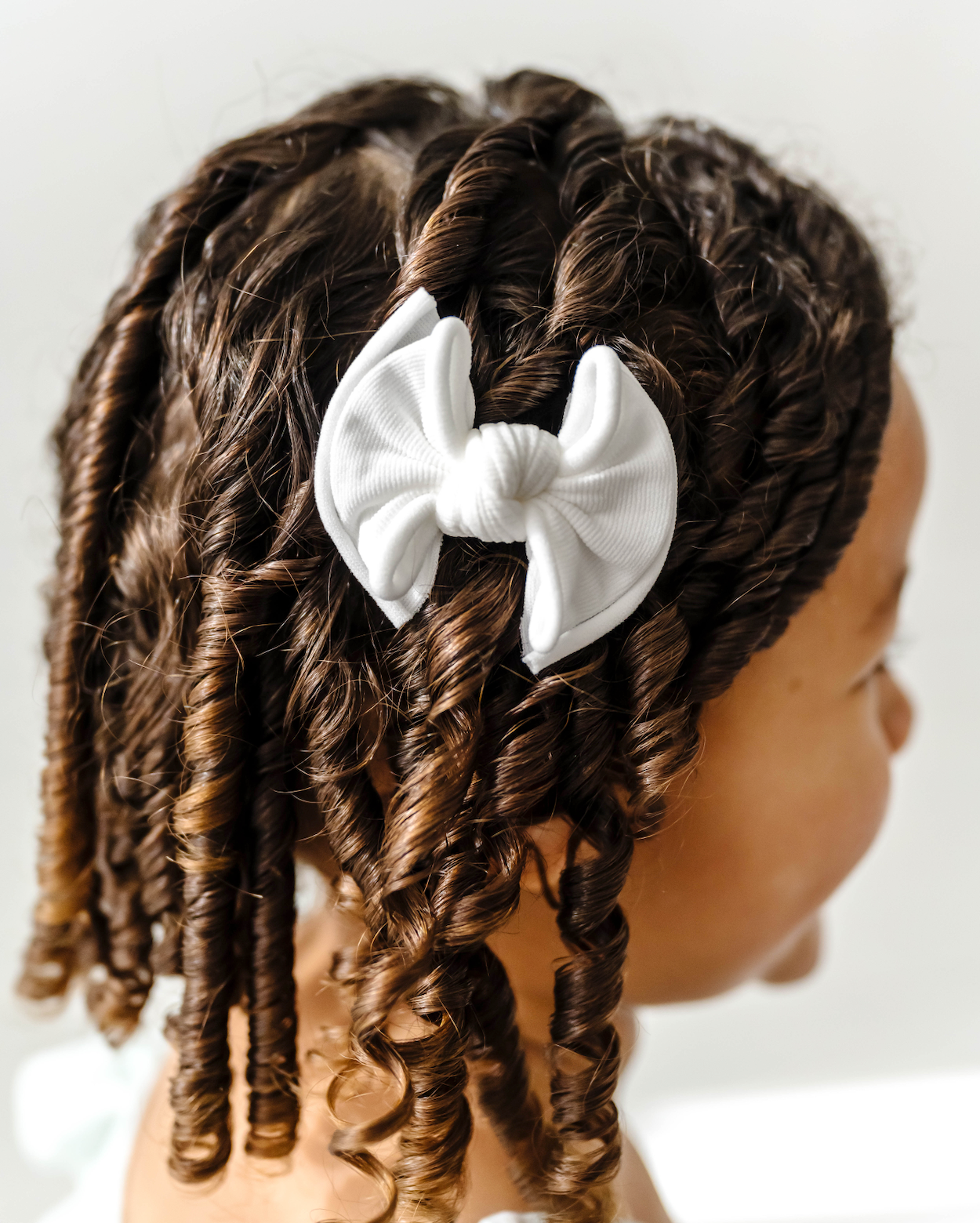 Baby Bling® 2-Pack Baby FAB® Clips soft nylon bow hair clips