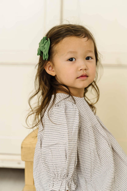 Baby Bling® 2-Pack Baby FAB® Clips soft nylon bow hair clips