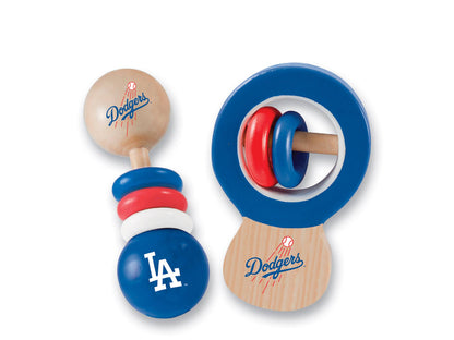 Los Angeles Dodgers - Baby Rattles 2-Pack