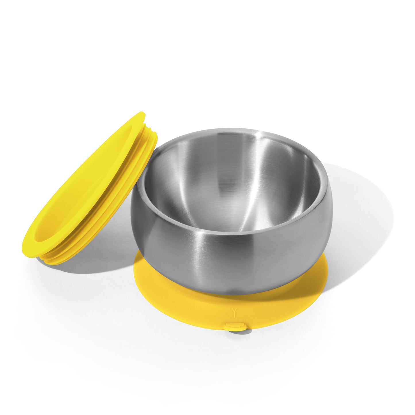 Baby Bowl + Storage Lid | Stainless Steel & Silicone: Green