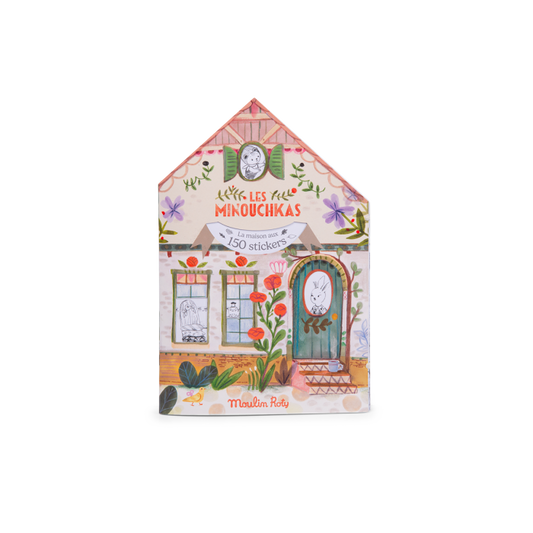 Coloring books (20 pages) w/150 stickers - The Minouchkas