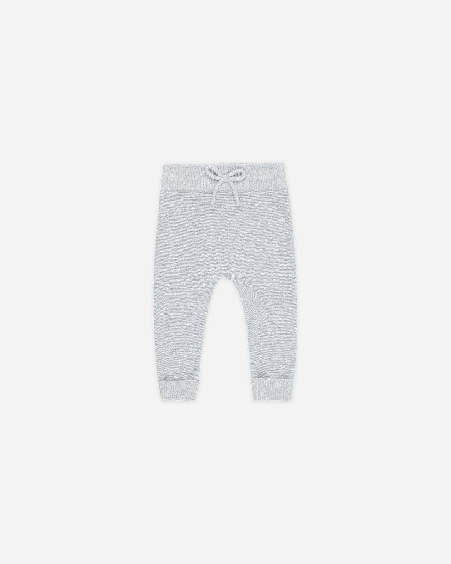 Knit Pant || Heathered Dusty Blue
