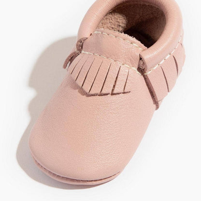 Blush Moccasin Baby Shoe: Soft Sole