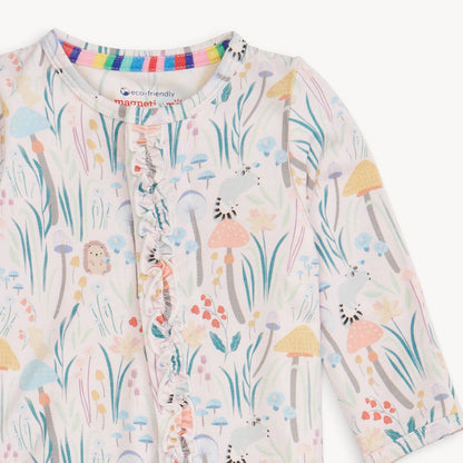 SHROOM AND BLOOM MODAL FOOTIE W/ RUFF