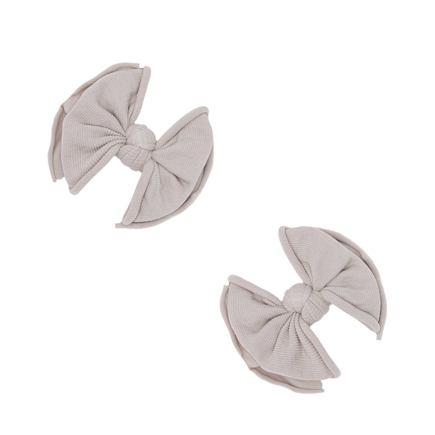 Baby Bling® 2-Pack Baby FAB® Clips soft nylon bow hair clips