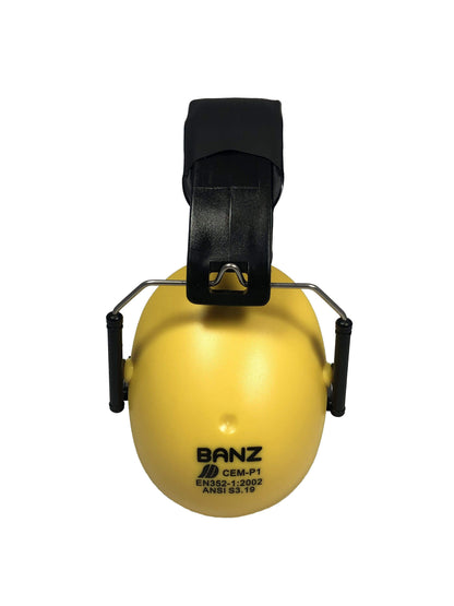 Banz Kids Hearing Protection Earmuffs - Solids: Silver