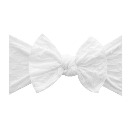 Baby Bling® Shabby Dot Knot soft nylon headband
