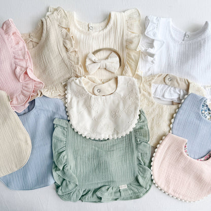 Cotton Baby Bib Double-Sided