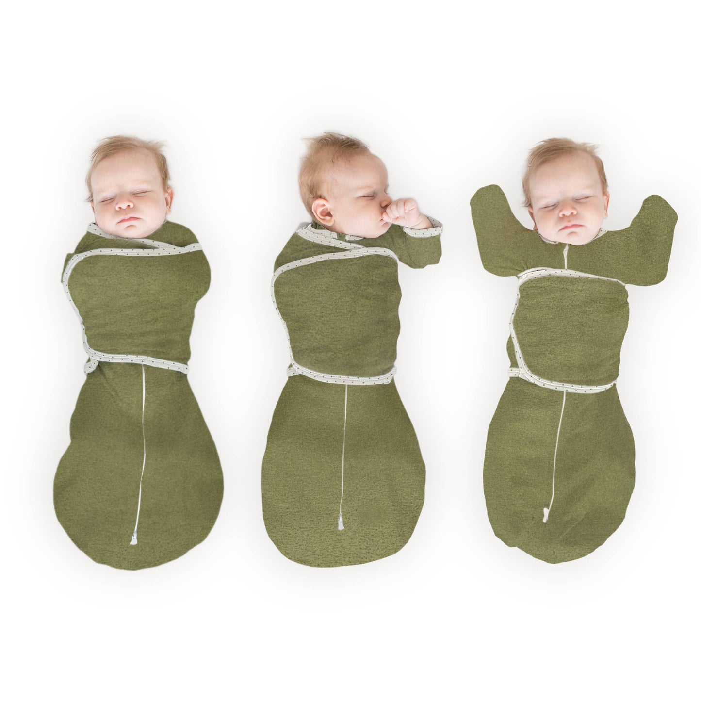 Omni Swaddle Sack, Heathered Green Turtle: Small 0-3 Mo