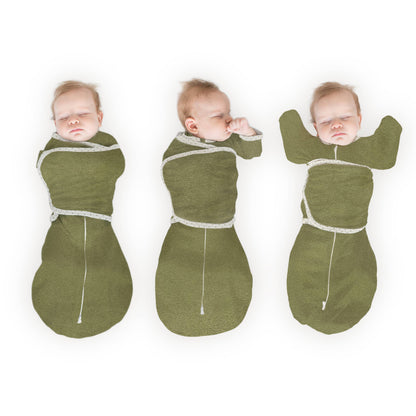 Omni Swaddle Sack, Heathered Green Turtle: Small 0-3 Mo