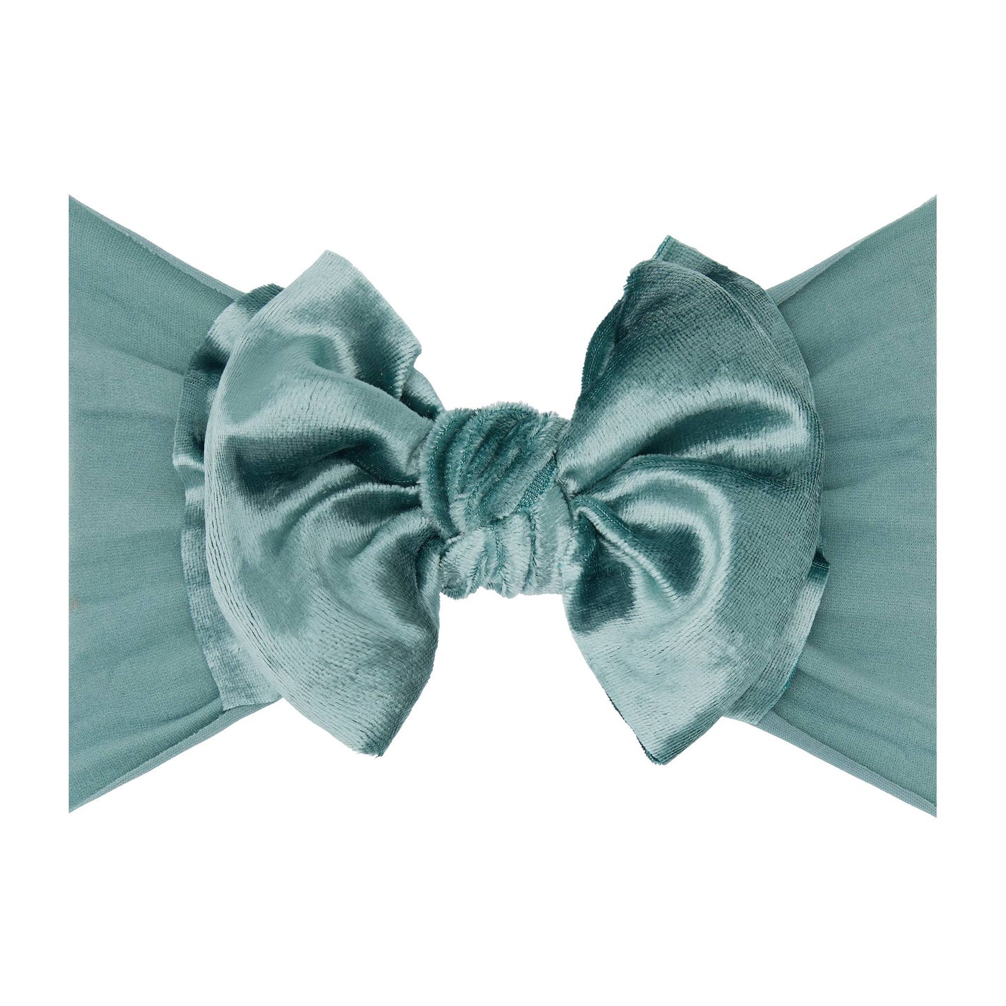 Baby Bling® Velvet FAB® soft nylon headband with velvet bow