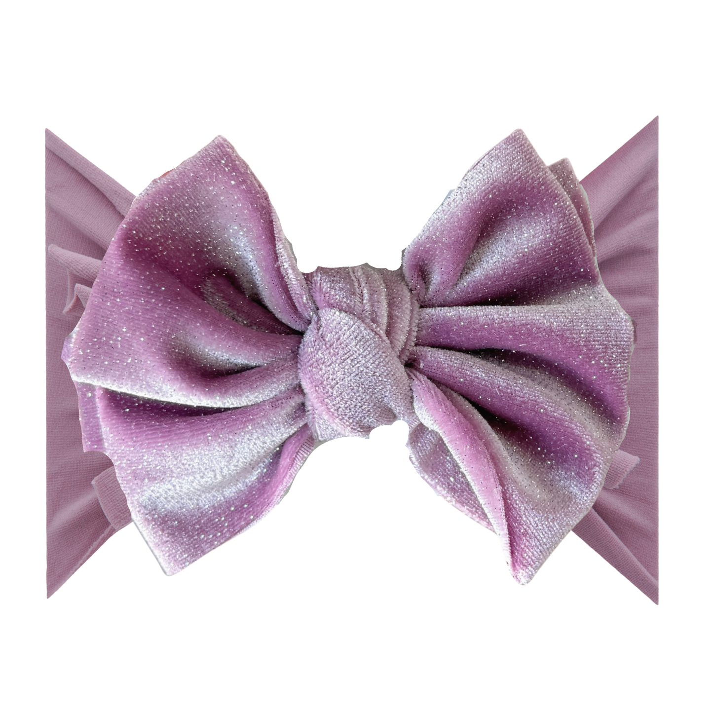 Baby Bling® Velvet FAB® soft nylon headband with velvet bow
