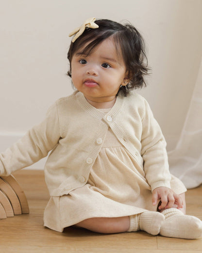 Melange Socks || Oatmeal, Rose