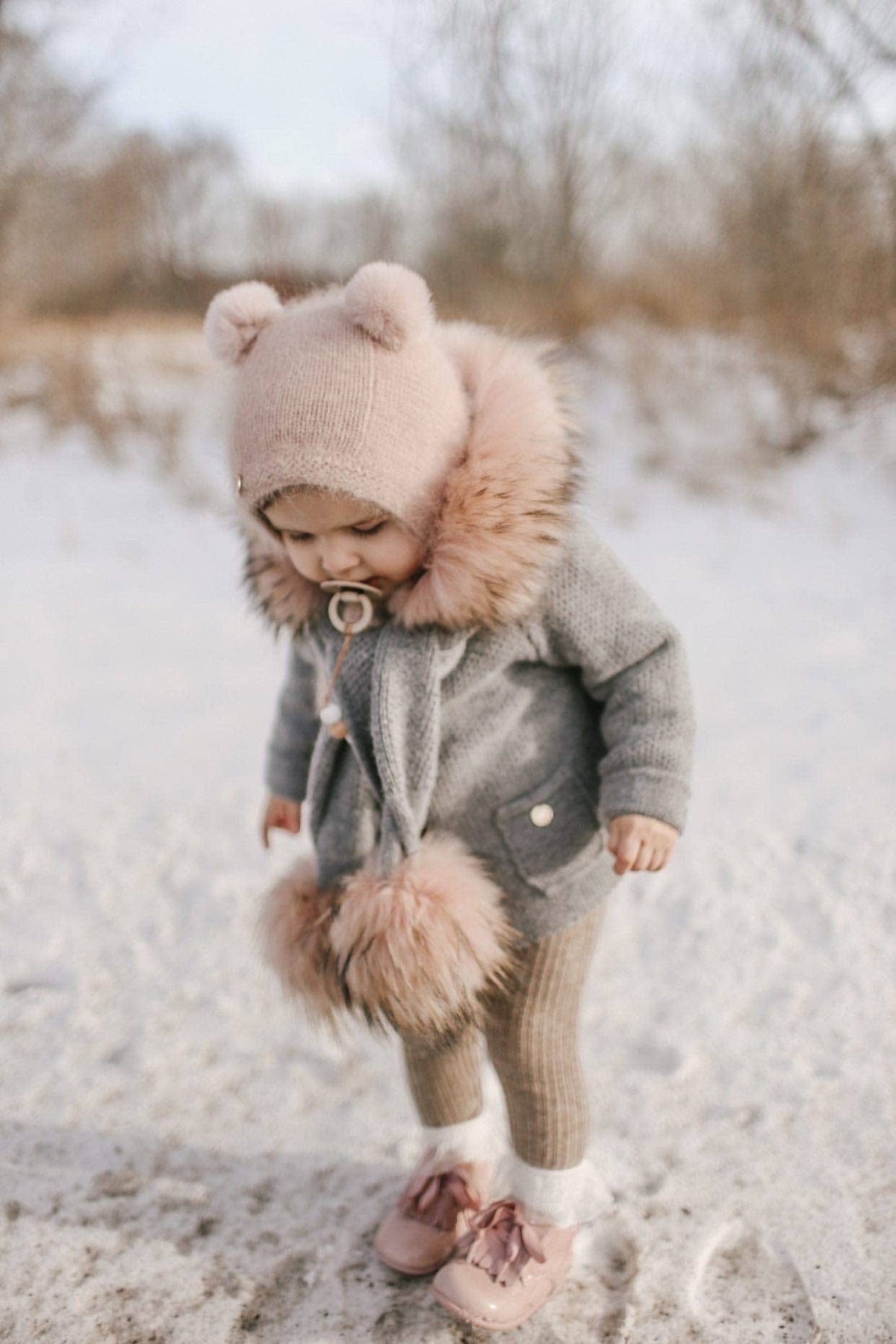 Cashmere Teddy Hat