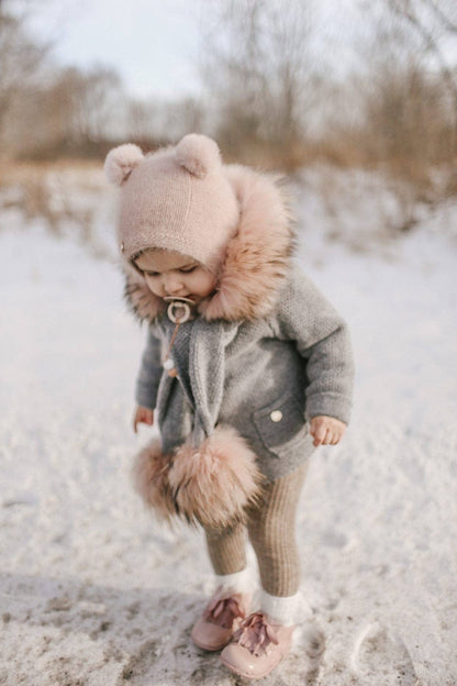 Cashmere Teddy Hat