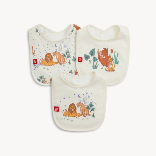 LION KING MODAL 3 PACK BIB: ONE SIZE