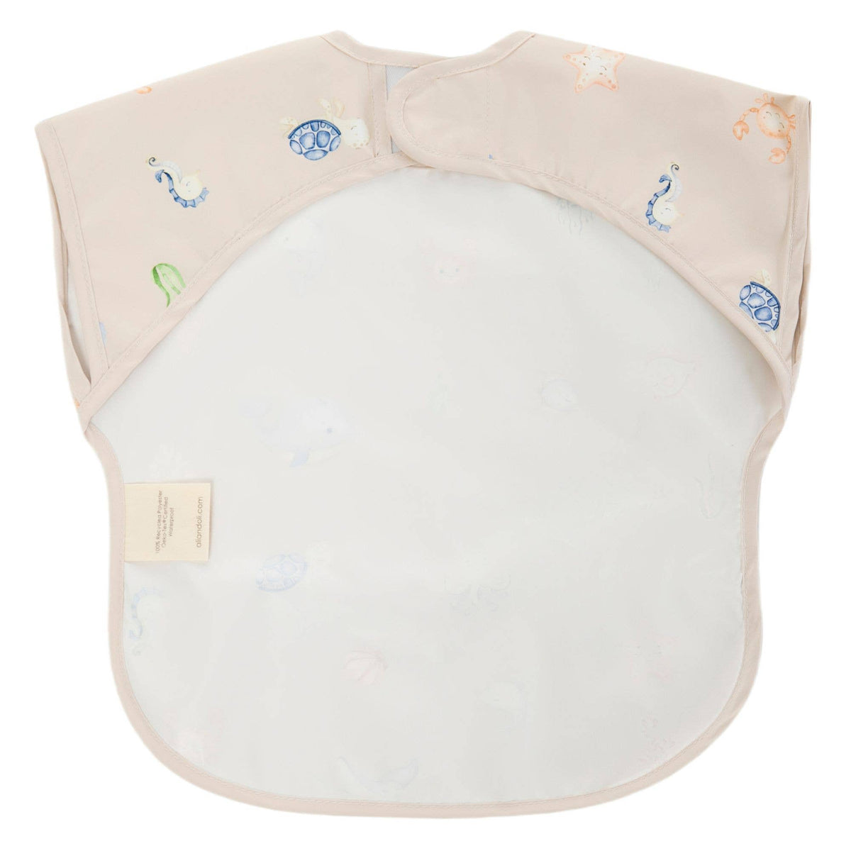 Smock Bib for Baby & Toddler (1-pc) Short Sleeve (Undersea)