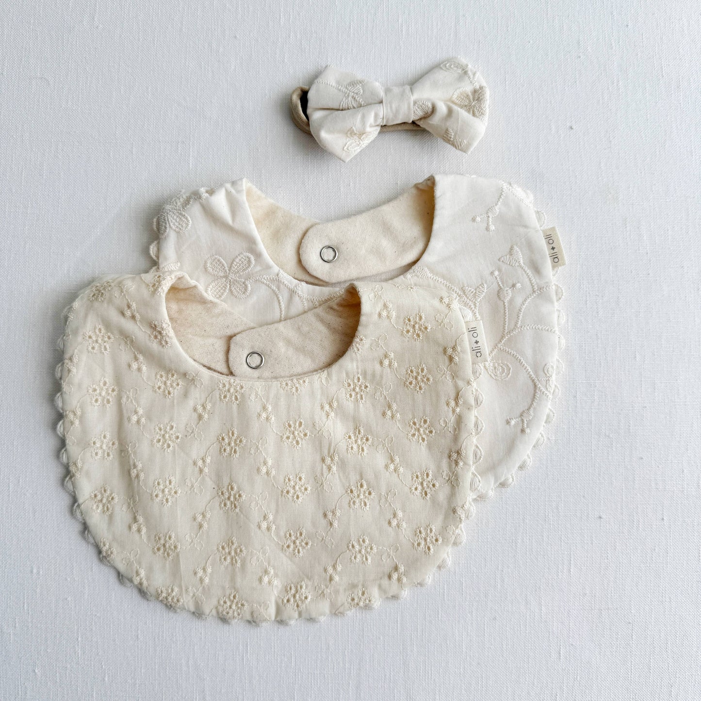 Cotton Baby Bib Double-Sided