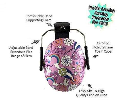 Banz Kids Hearing Protection Earmuffs - Prints: Prism