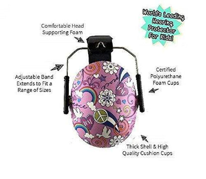 Banz Kids Hearing Protection Earmuffs - Prints: Sports